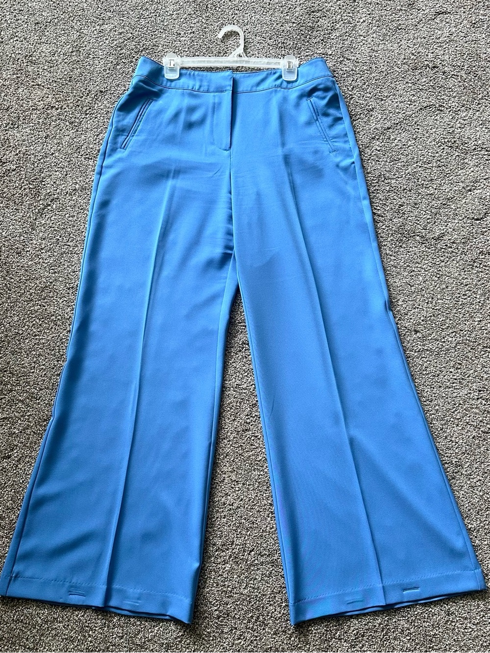 metrostyle Wide-Leg Pants in Bright Cornstarch Blue
